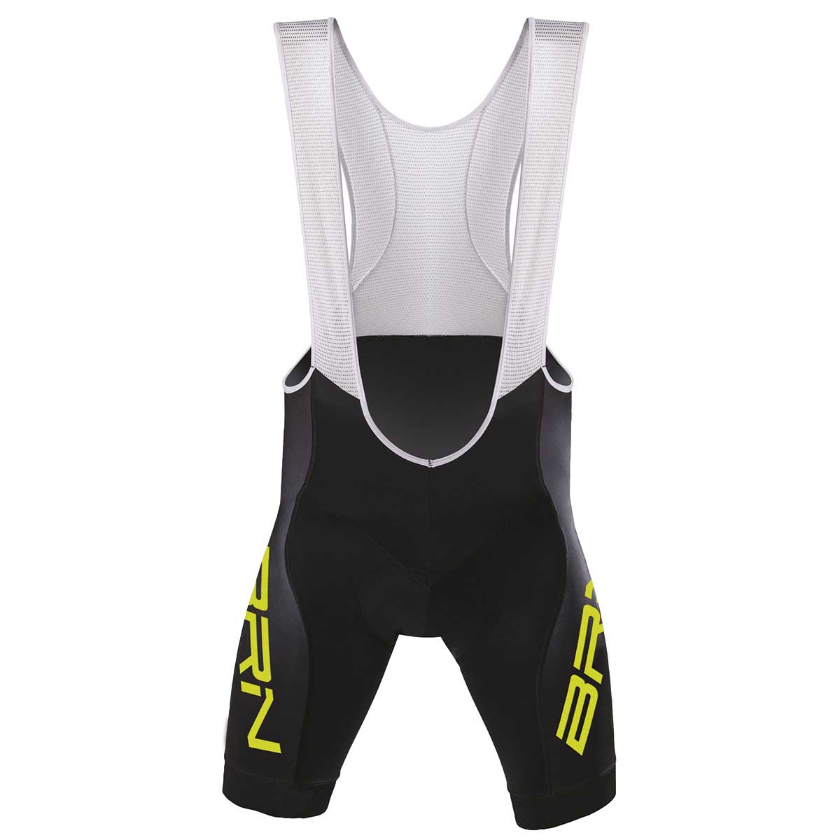 BRN Pantalone BRN con Bretelle Uomo Giallo Fluo