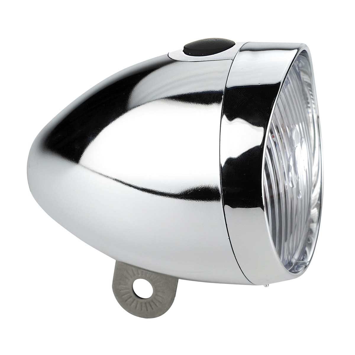 BRN Riflettore BRN a Batterie 3 LED Cromato