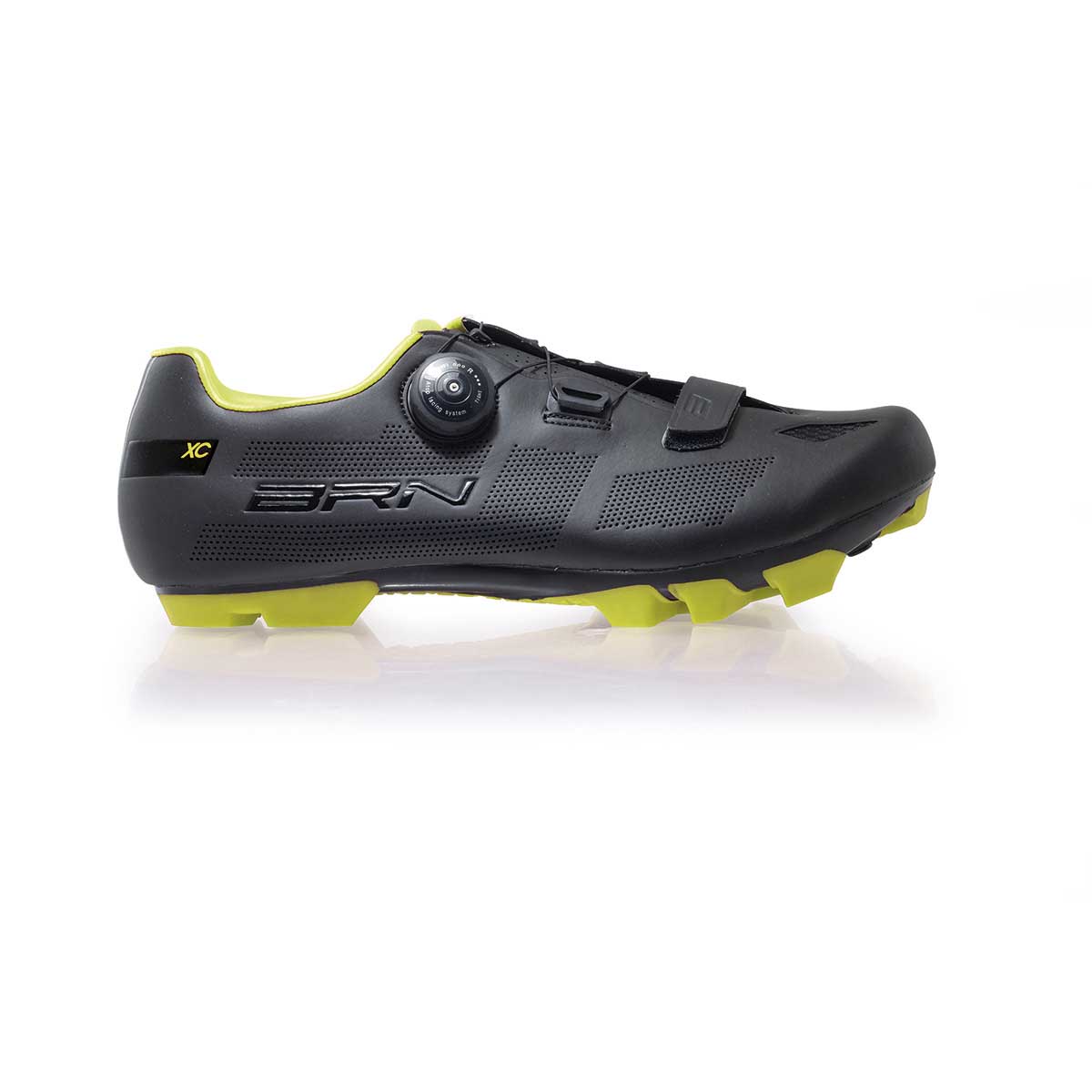 BRN Scarpe BRN Xc MTB Nere/Gialle Fluo