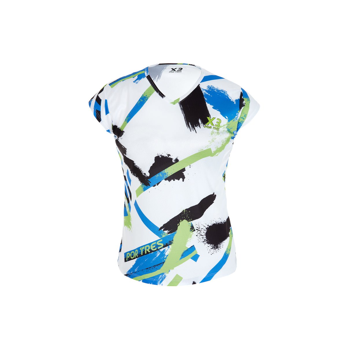 X3 Por Tres ALBACETE T-shirt Azzurra
