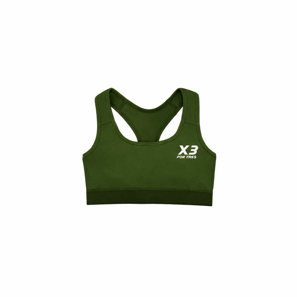 X3 Por Tres ANVERSA Top Verde Militare