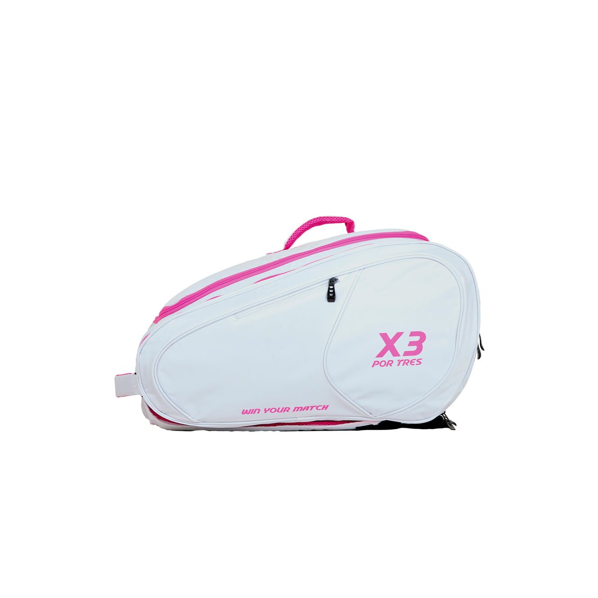 X3 Por Tres BAHIA Borsone Bianco/Fucsia