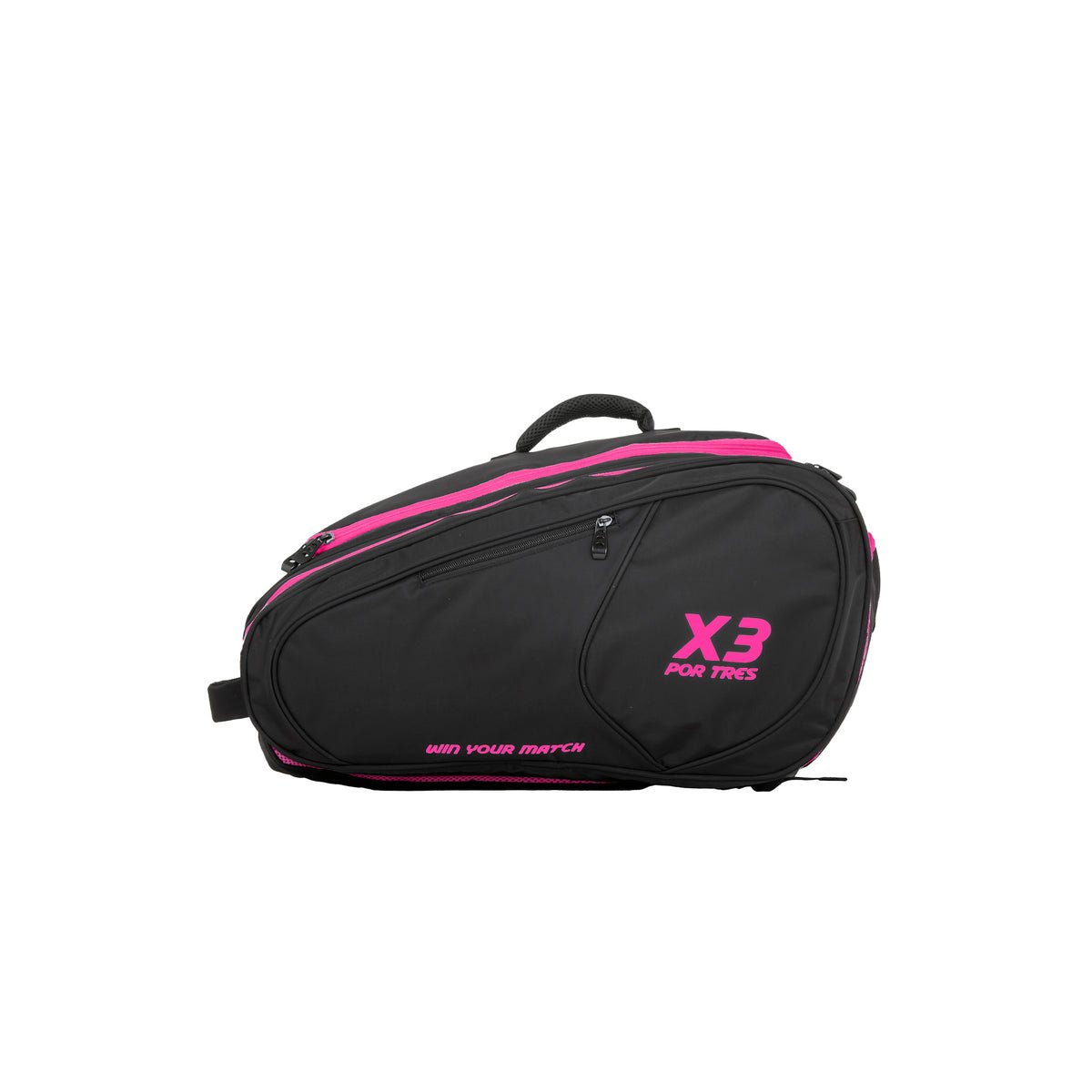 X3 Por Tres BAHIA Borsone Nero/Fucsia