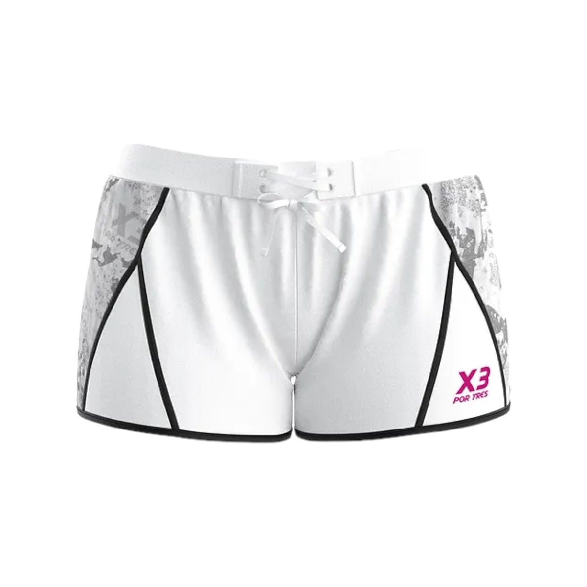 X3 Por Tres BELGIO Pantaloncino Bianco