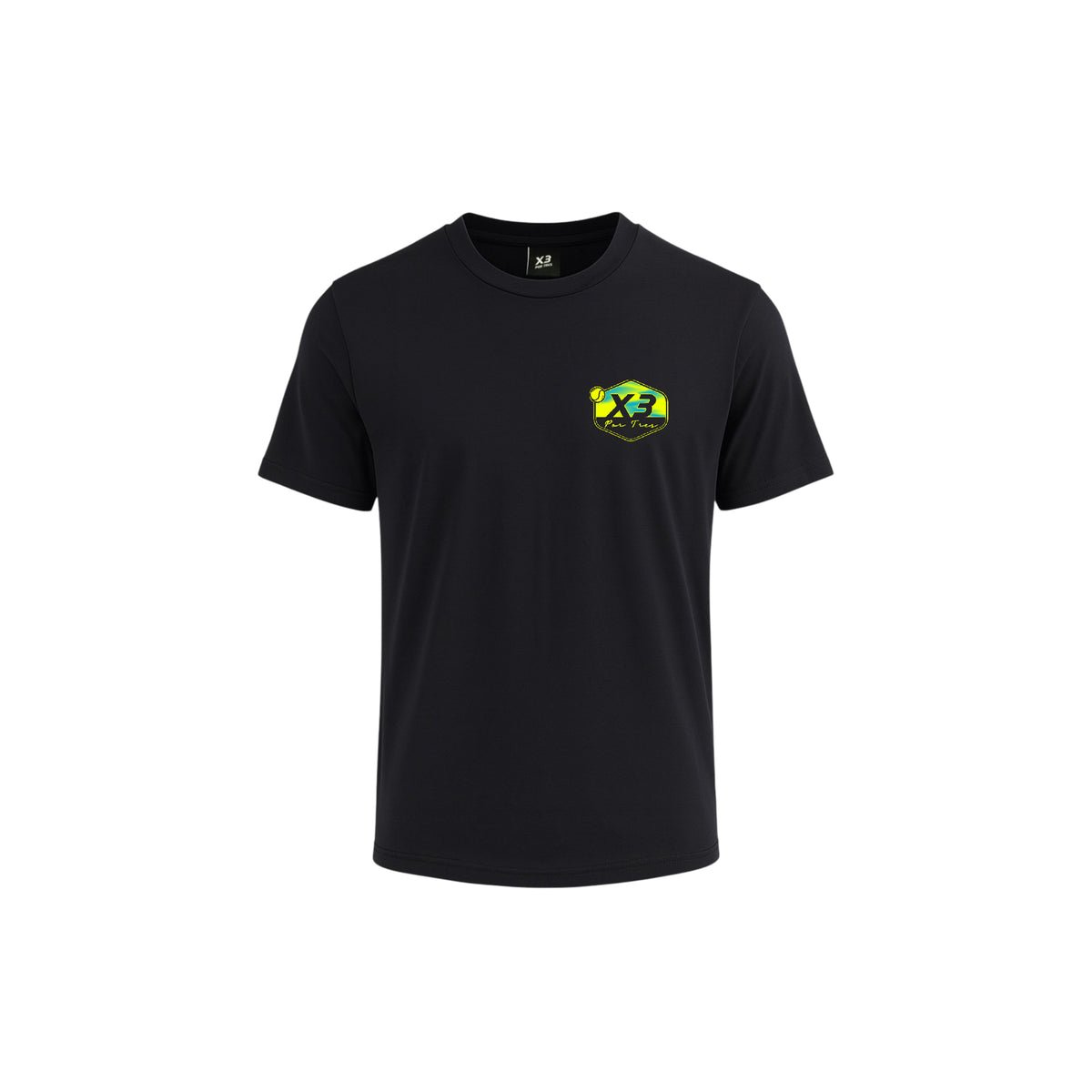 X3 Por Tres BOLTON Nera T-shirt Cotone