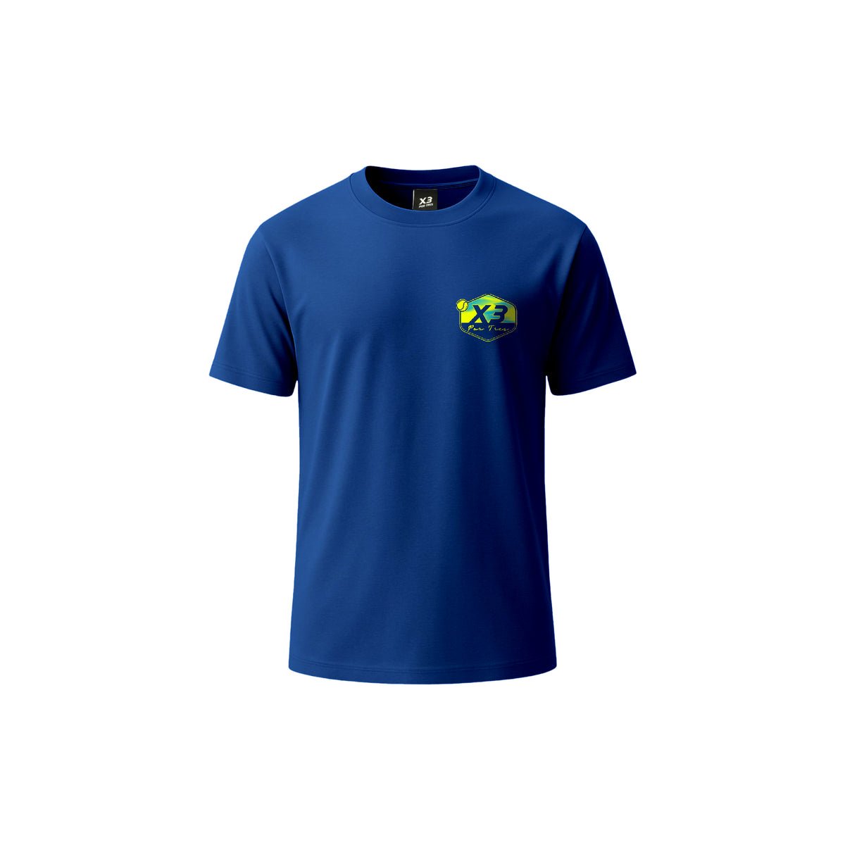 X3 Por Tres BOLTON Royal T-shirt Cotone