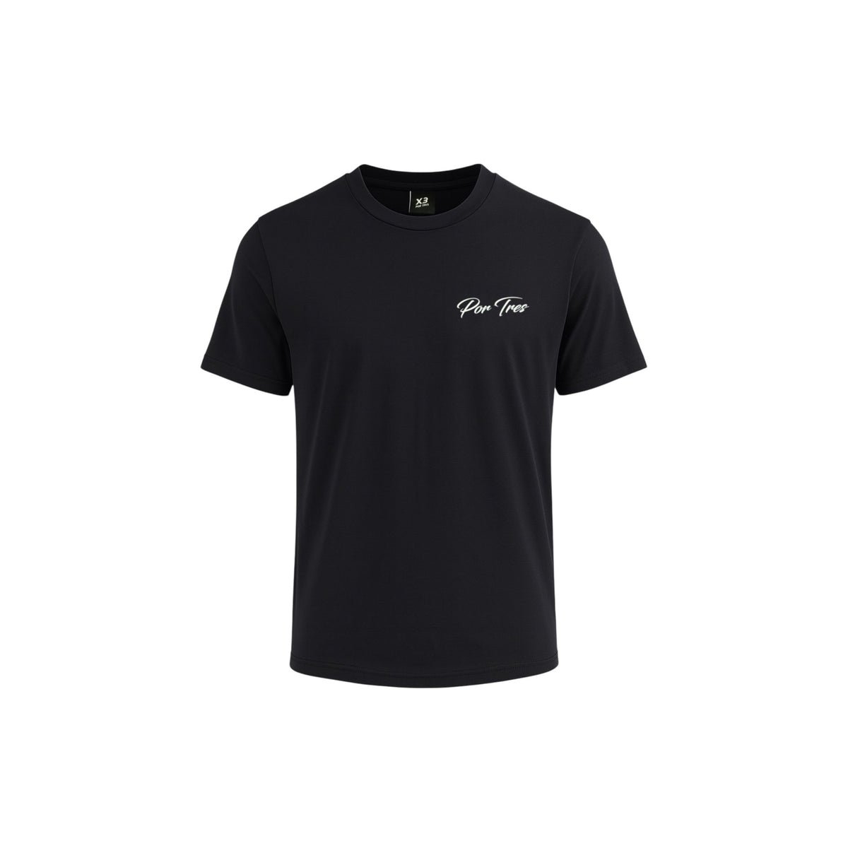 X3 Por Tres BRISTOL Nera T-shirt Cotone