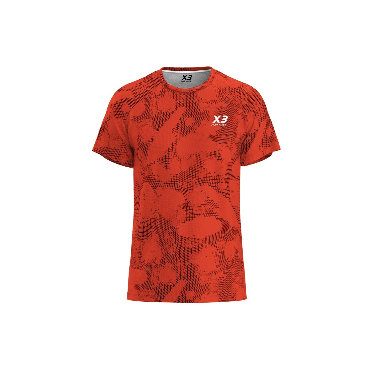 X3 Por Tres BRUXELLES T-shirt Uomo Rossa