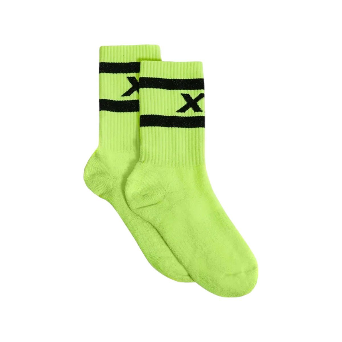 X3 Por Tres Calze EVERYDAY Lunghe Giallo Fluo