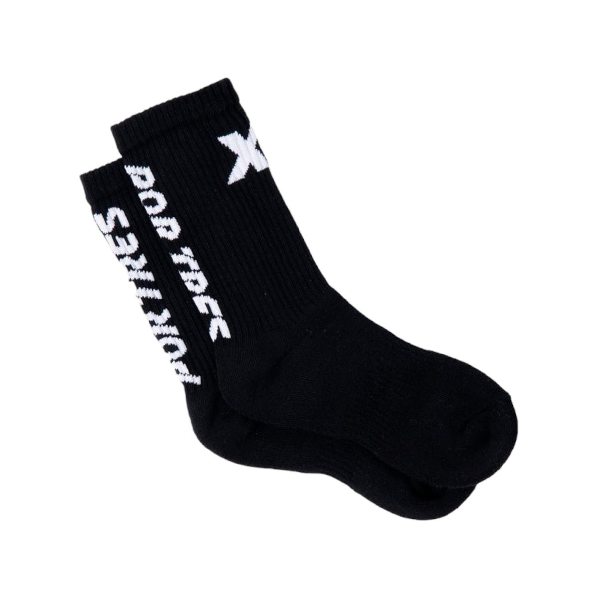 X3 Por Tres Calze PERFORMANCE Lunghe kids Nero