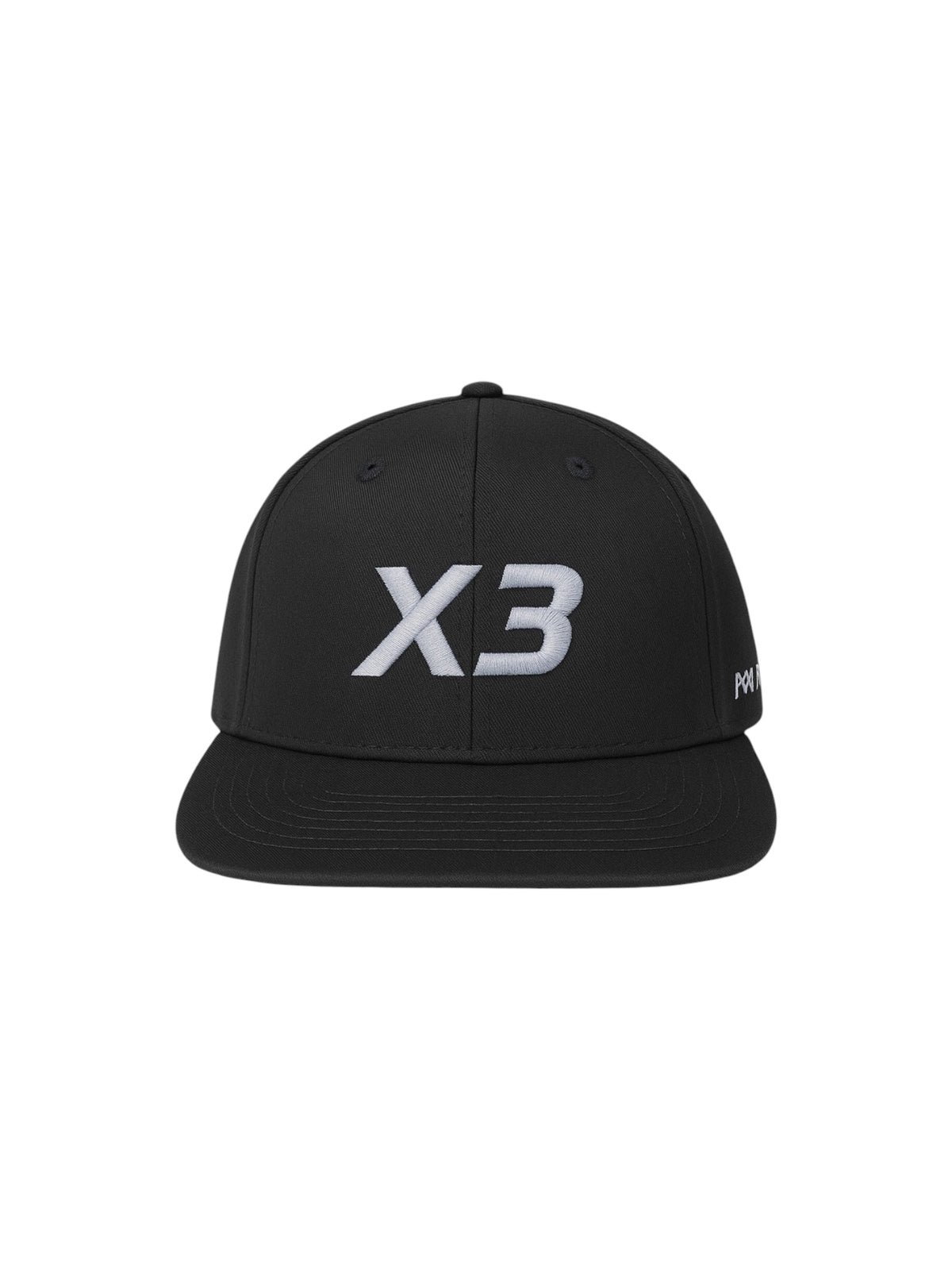 X3 Por Tres CAPPELLINO Nero con visiera larga