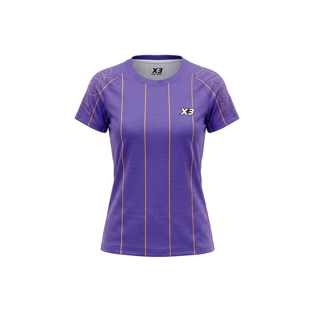 X3 Por Tres Charlotte Violet T-shirt Donna