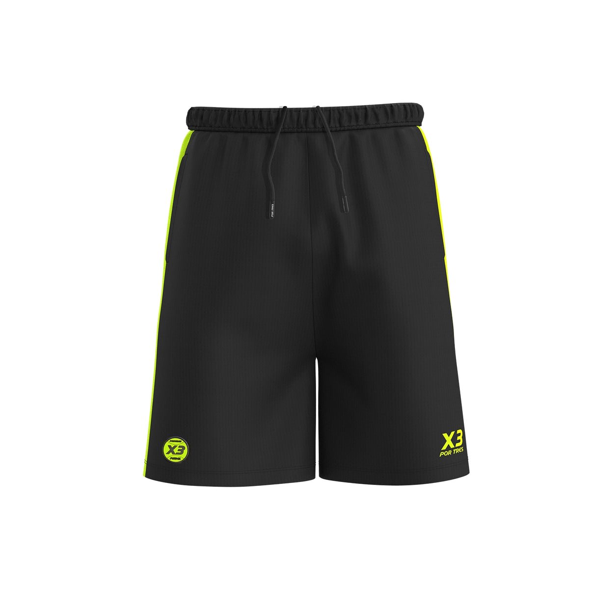 X3 Por Tres COPENAGHEN Nero e Giallo Pantaloncino Uomo
