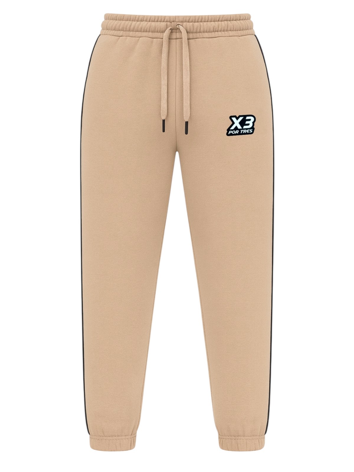 X3 Por Tres FLORIDA Beige- Pantalone in cotone caldo