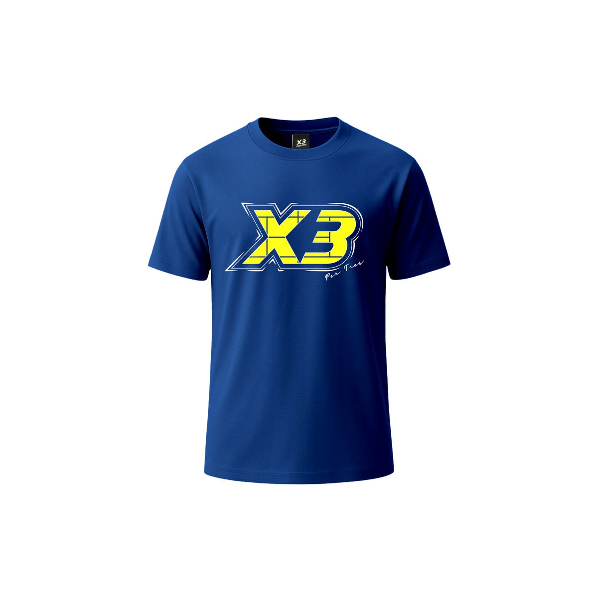 X3 Por Tres IPSWICH Royal T-shirt Cotone