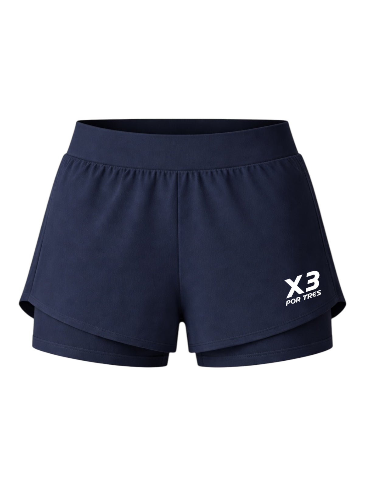 X3 Por Tres JAEN Blu Pantaloncino Donna Blu