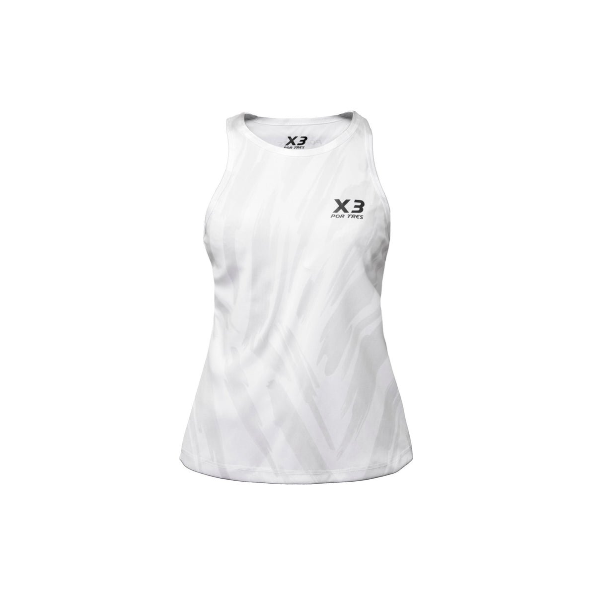 X3 Por Tres LISBONA Bianco Canotta Donna