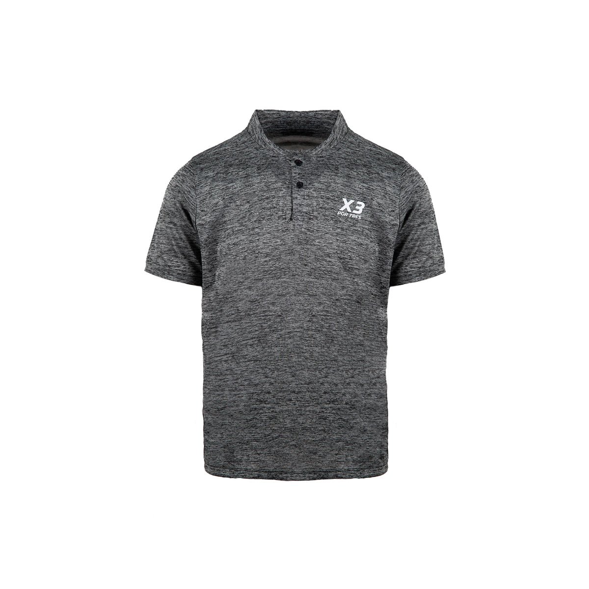 X3 Por Tres LIVERPOOL Grigio - Polo in Tessuto Tecnico