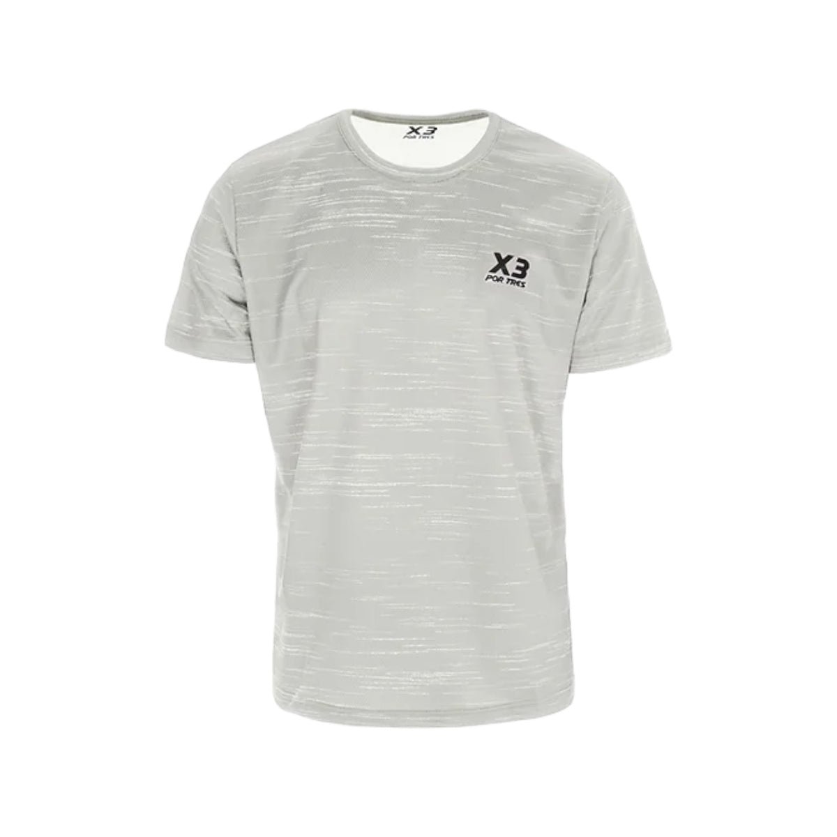 X3 Por Tres MADRID Grigia T-shirt Uomo