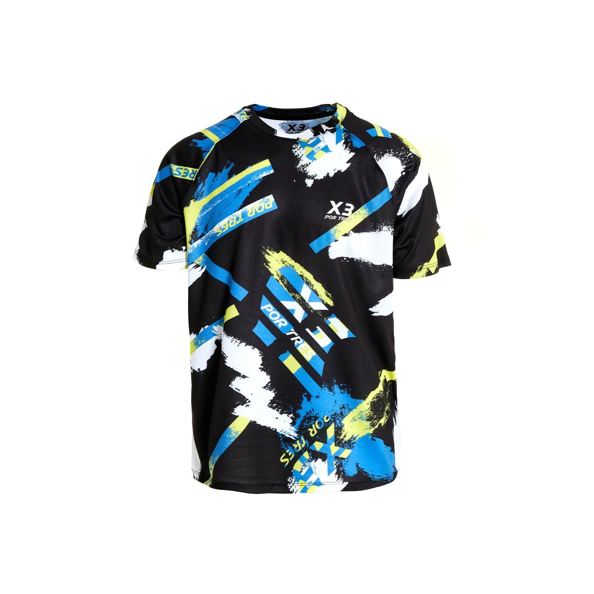 X3 Por Tres MALAGA Nero T-shirt Uomo