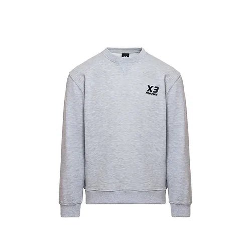 X3 Por Tres MALI Grigio - Felpa in caldo cotone