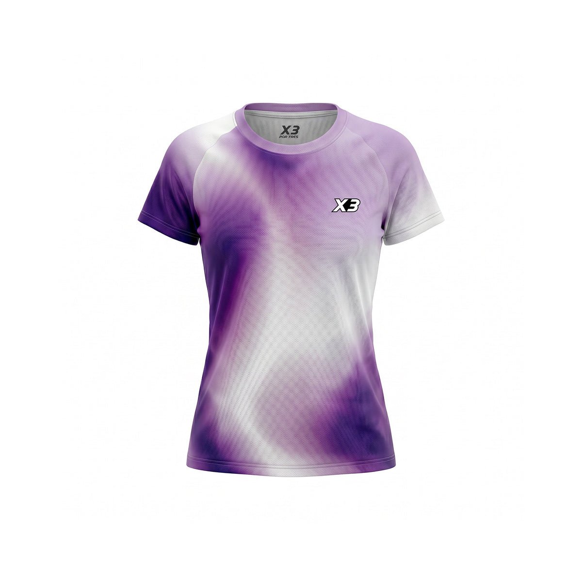 X3 Por Tres Malibù Violet T-shirt Donna