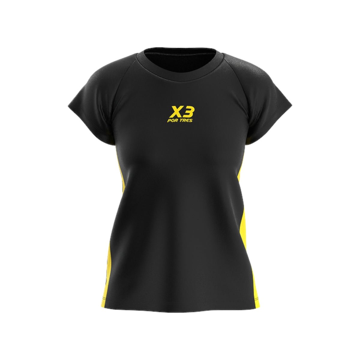 X3 Por Tres MALMO Nera T-shirt  Donna