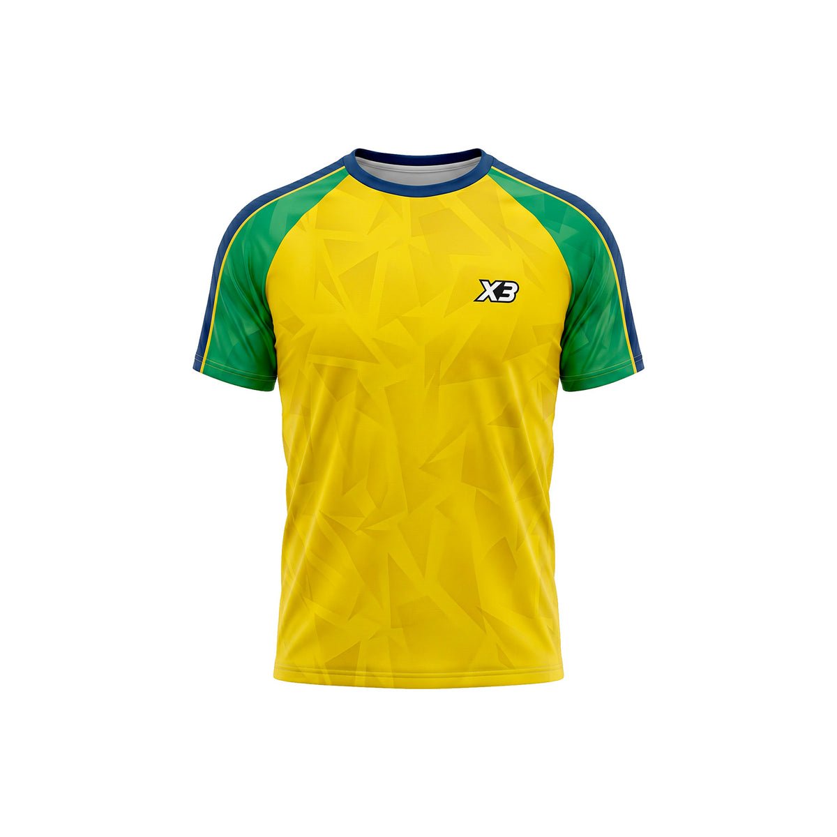 X3 Por Tres MARACANà T-shirt Uomo Giallo