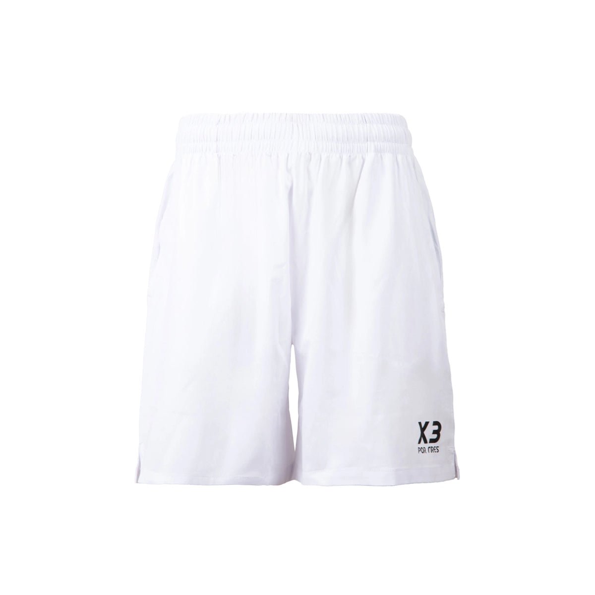 X3 Por Tres MENDOZA Bianco - Pantaloncino in Tessuto tecnico