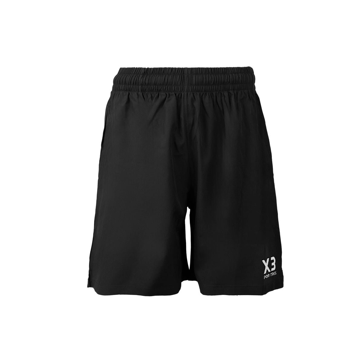 X3 Por Tres MENDOZA Nero - Pantaloncino in Tessuto tecnico