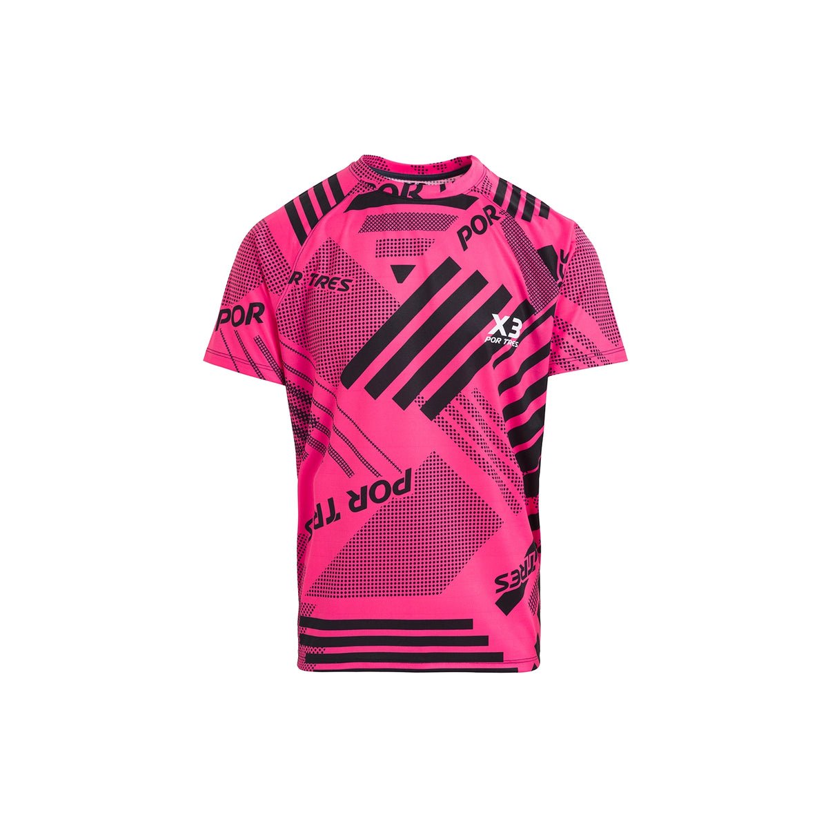 X3 Por Tres MILANO Fucsia T-shirt Uomo