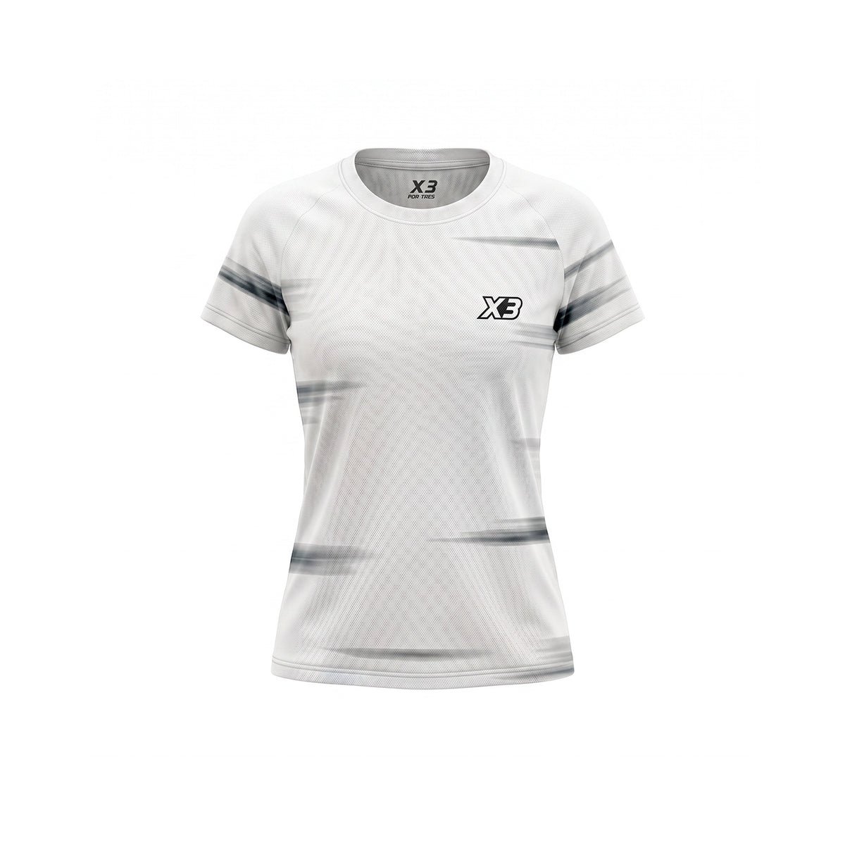 X3 Por Tres Nizza Bianco T-shirt Donna