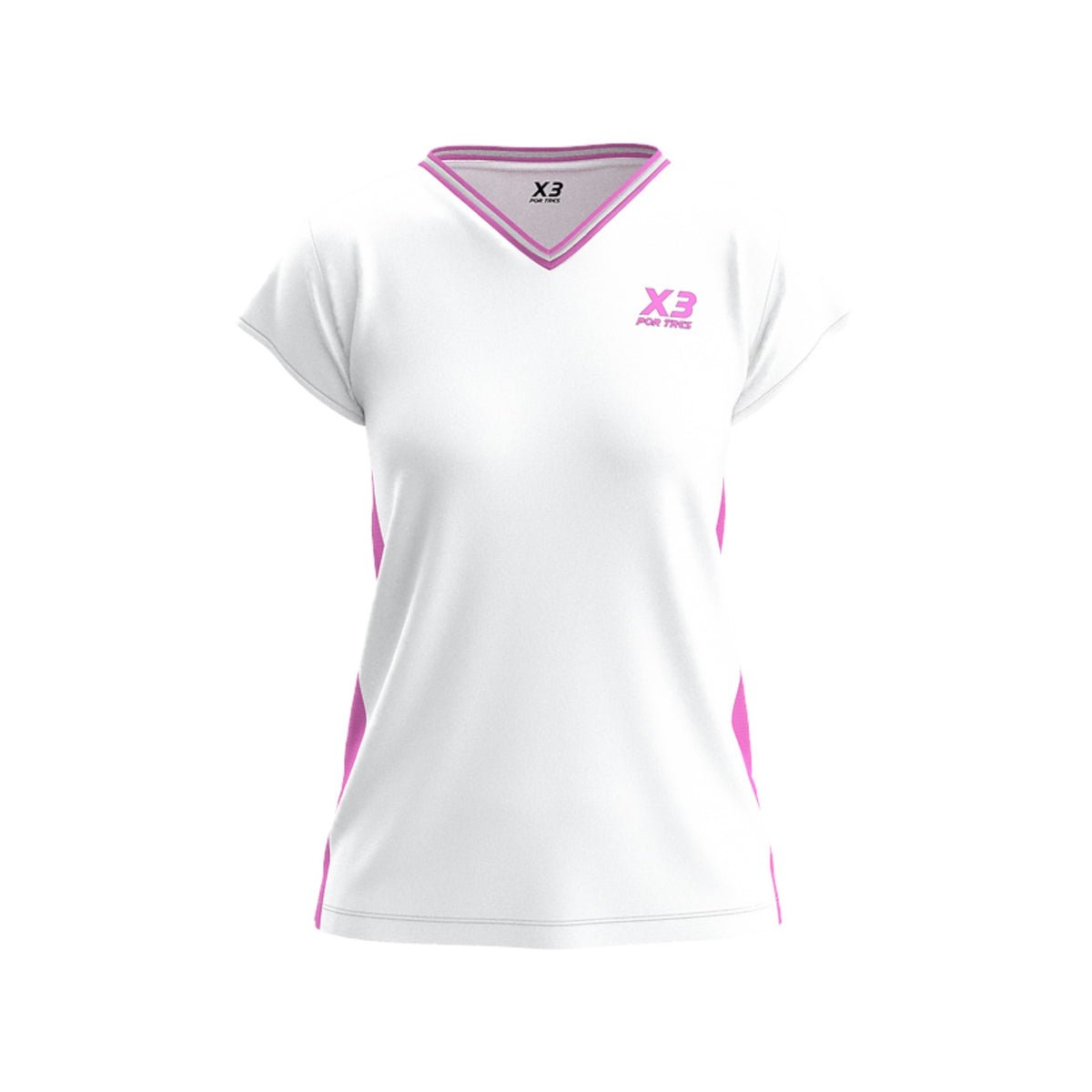 X3 Por Tres PORTOGALLO Bianco T-shirt Donna