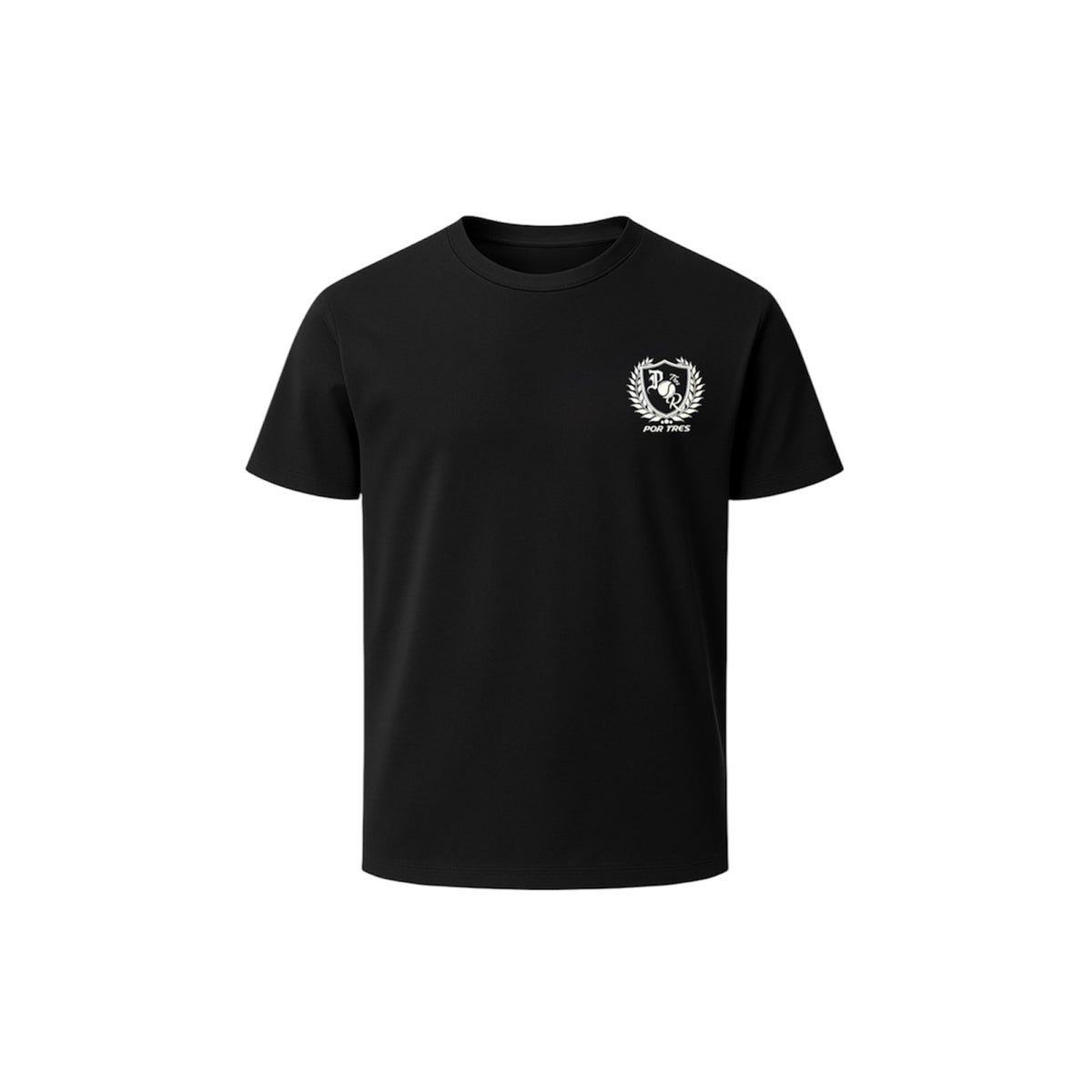 X3 Por Tres PRESTON Nera - T-shirt Cotone