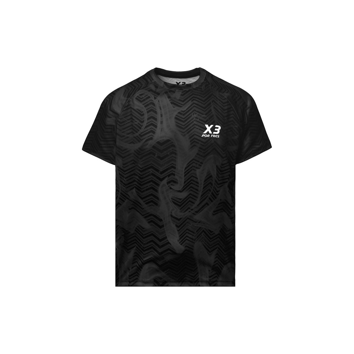 X3 Por Tres RABAT Nero T-shirt Uomo