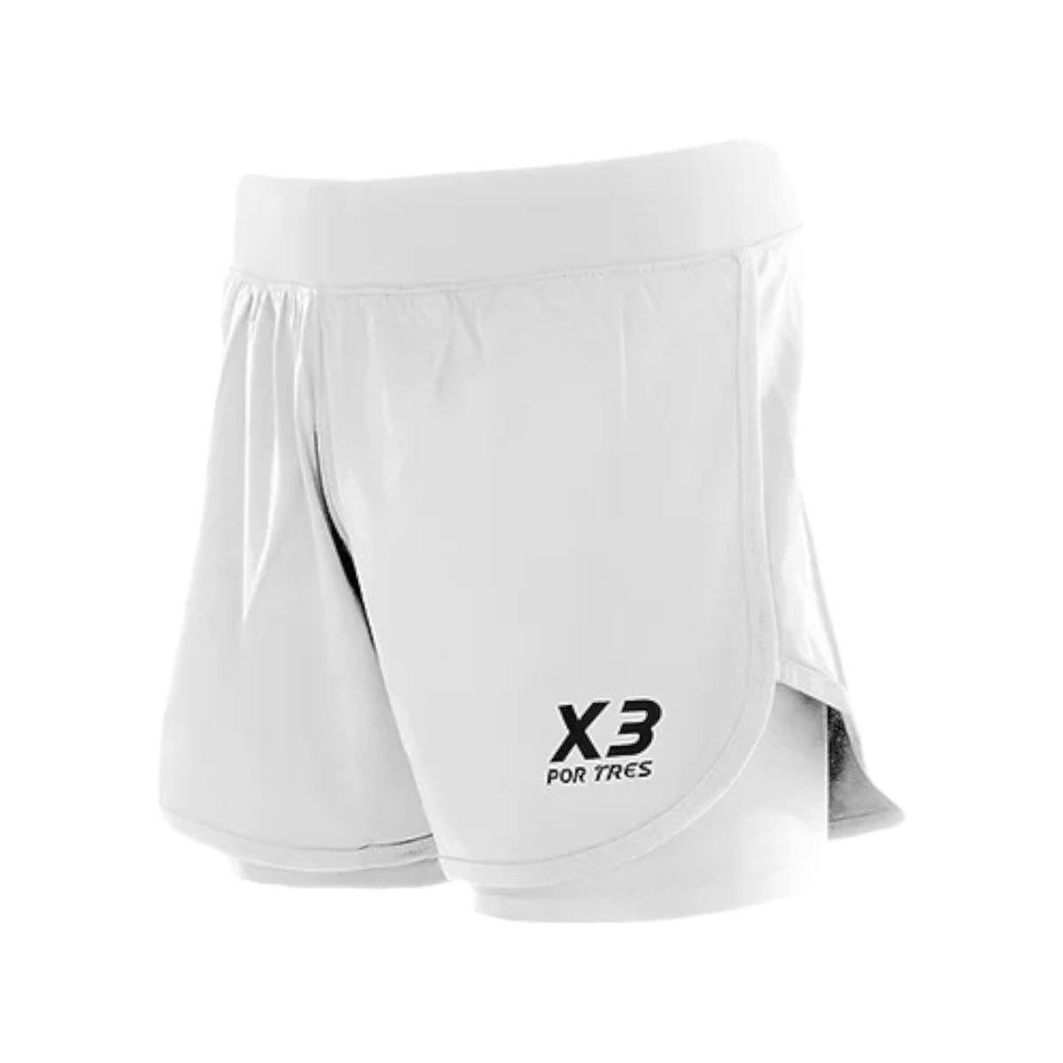 X3 Por Tres ROME Bianco/Nero Pantaloncino Donna