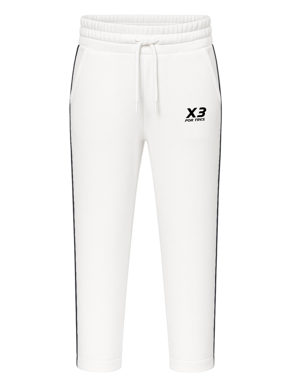 X3 Por Tres SAN ANTONIO Off White Pantalone Kids