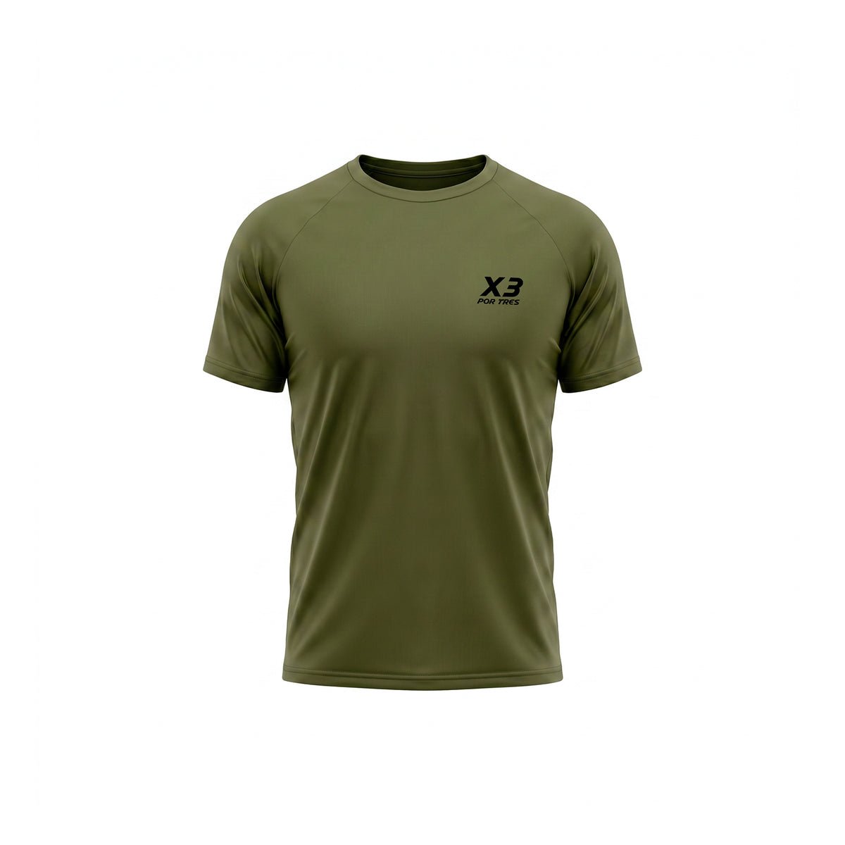 X3 Por Tres SAN LUIS Verde Militare T-Shirt Unisex