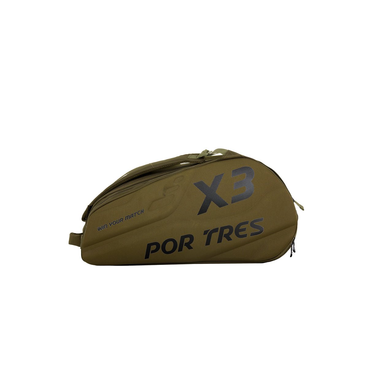 X3 Por Tres SAN PAOLO Borsone Padel Verde Militare