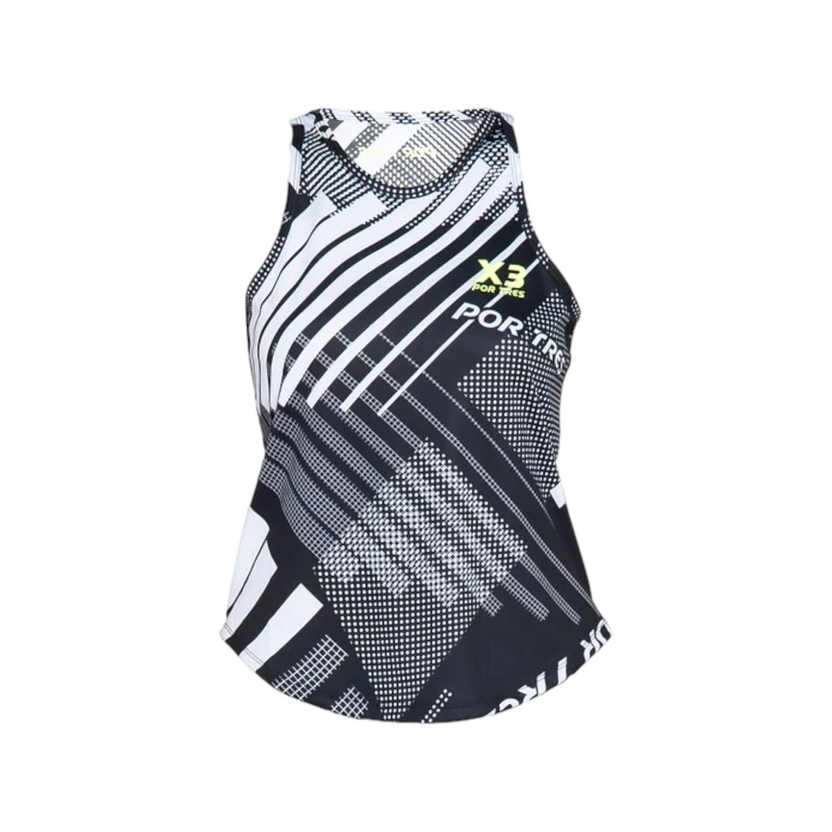 X3 Por Tres SANTA CRUZ Nera Canotta Donna