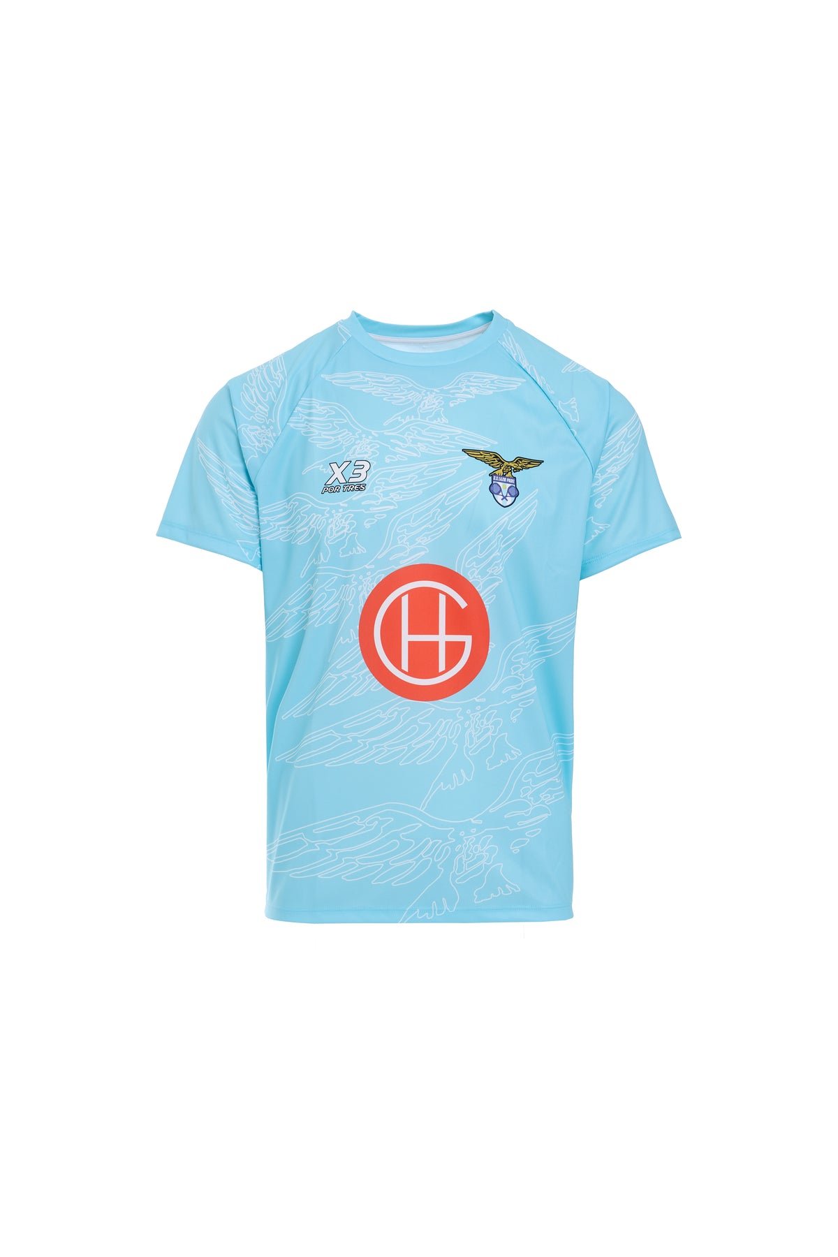 X3 Por Tres Serie A 2023-24 CAPSULE LAZIO T-shirt materiale tecnico man