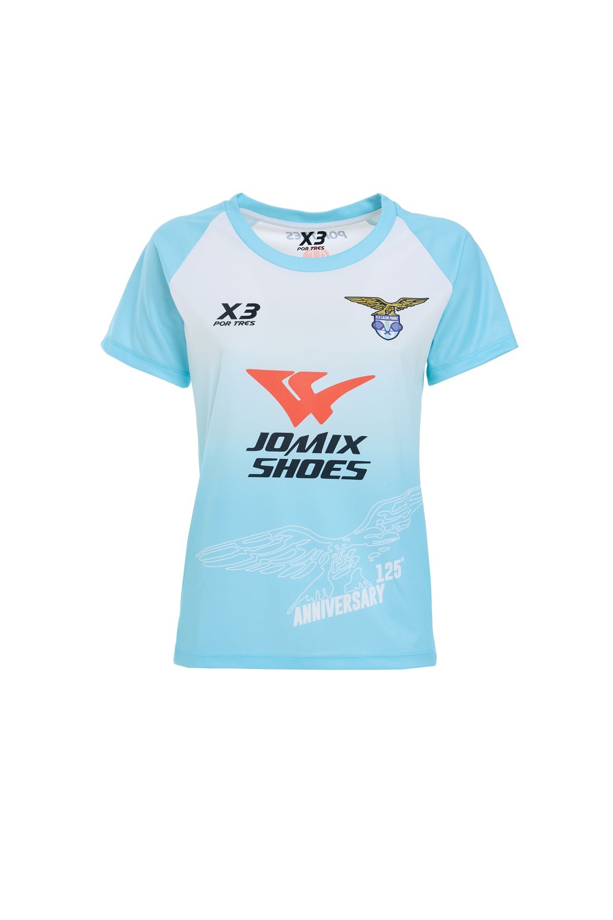 X3 Por Tres Serie A 2024-25 CAPSULE LAZIO T-shirt materiale tecnico WOMAN