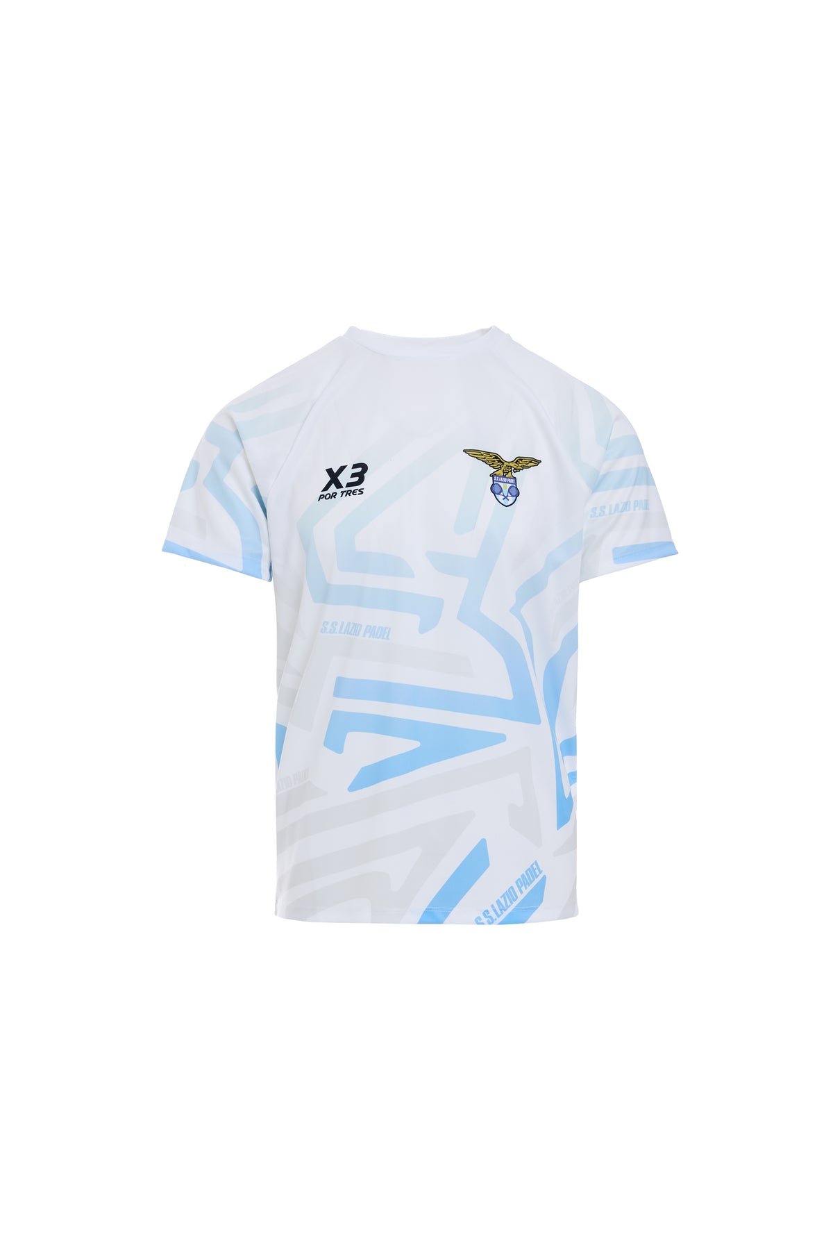 X3 Por Tres SS 2026 B CAPSULE LAZIO t-shirt materiale tecnico man