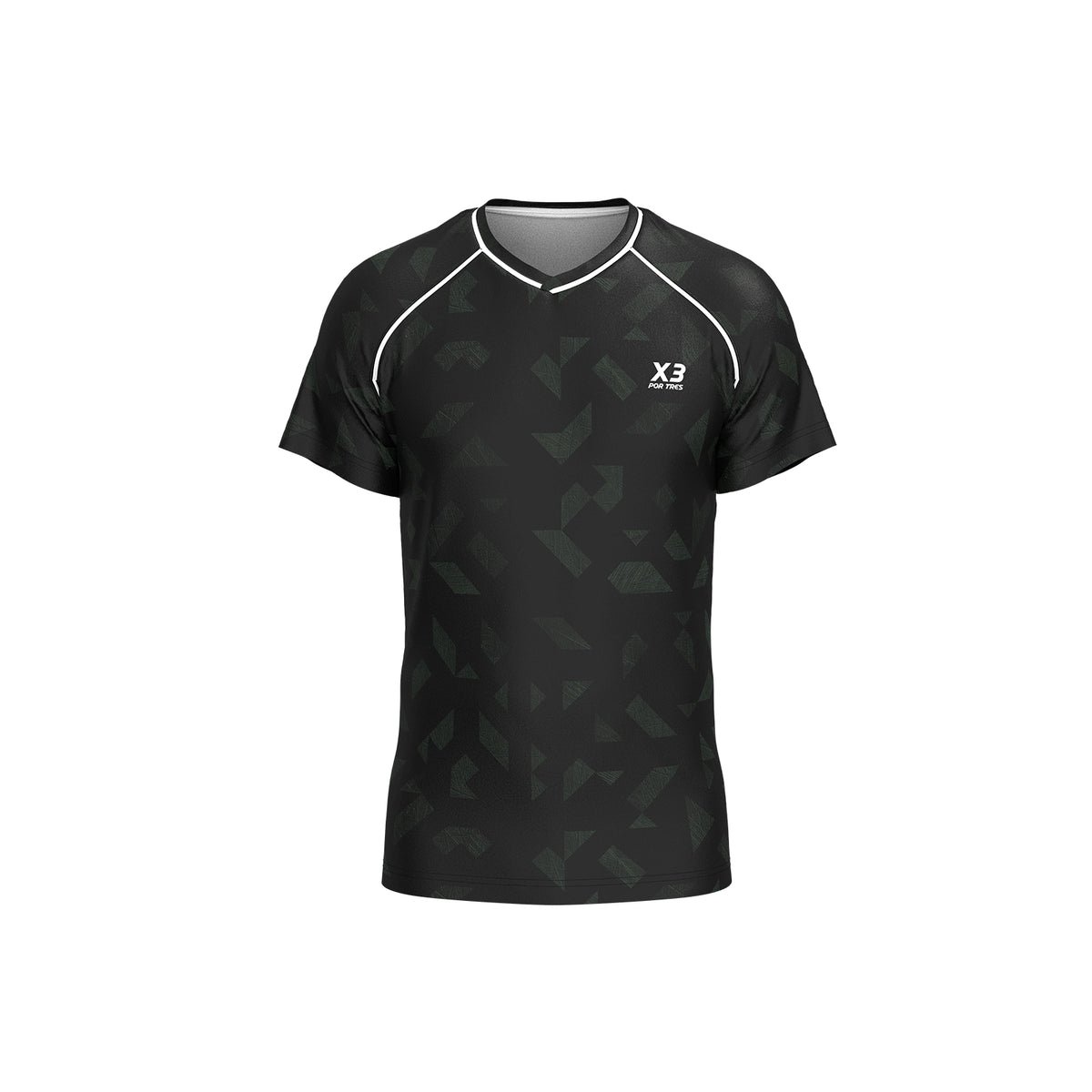 X3 Por Tres T-shirt Stoccolma Uomo Nera
