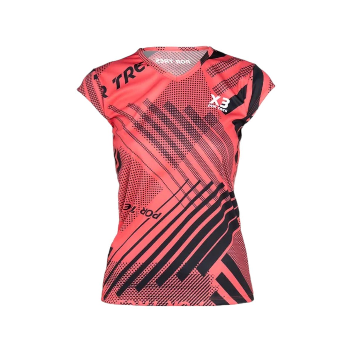 X3 Por Tres TENERIFE Salmone T-shirt Donna