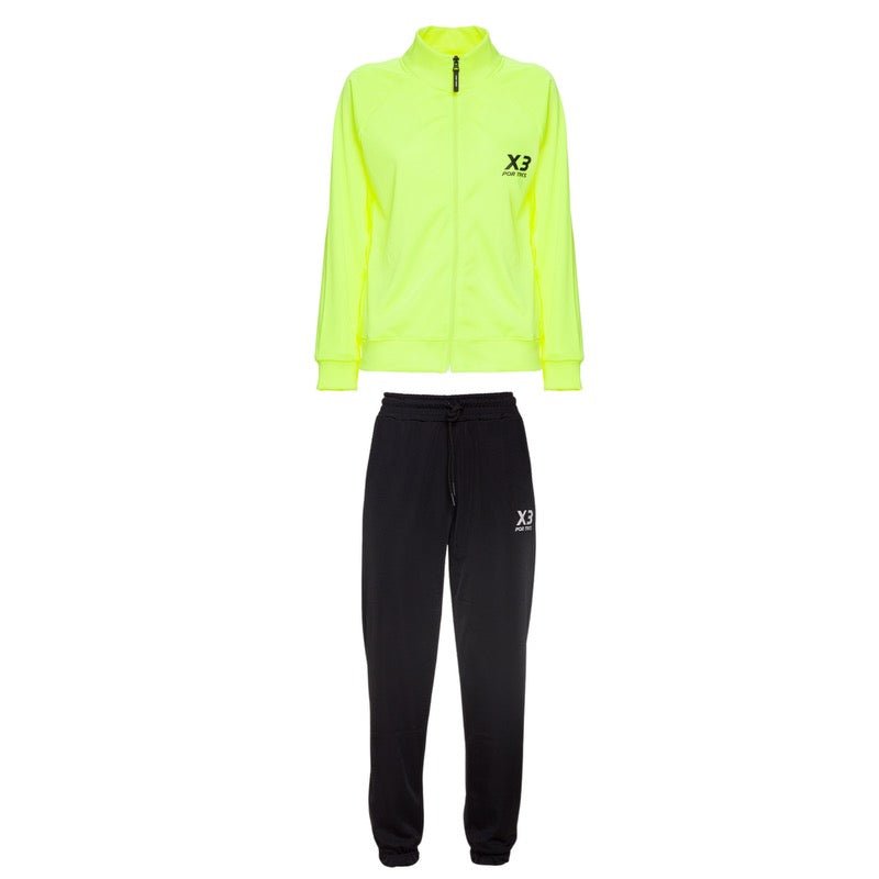 X3 Por Tres Tuta ITALIA Kids Giallo Fluo e Nera