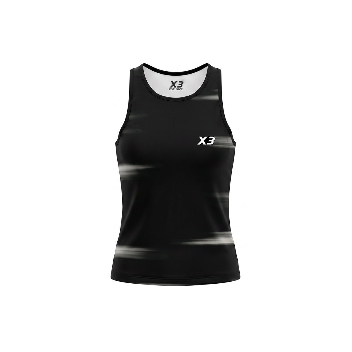 X3 Por Tres Utrecht Nero Canotta Donna